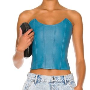 Miaou Leia Vegan Leather Corset